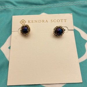 Kendra Scott Blue/Purple Iridescent Studs
